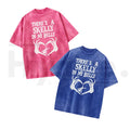 Spooky Mama Pumpkin Baby Reveal Washed Tee
