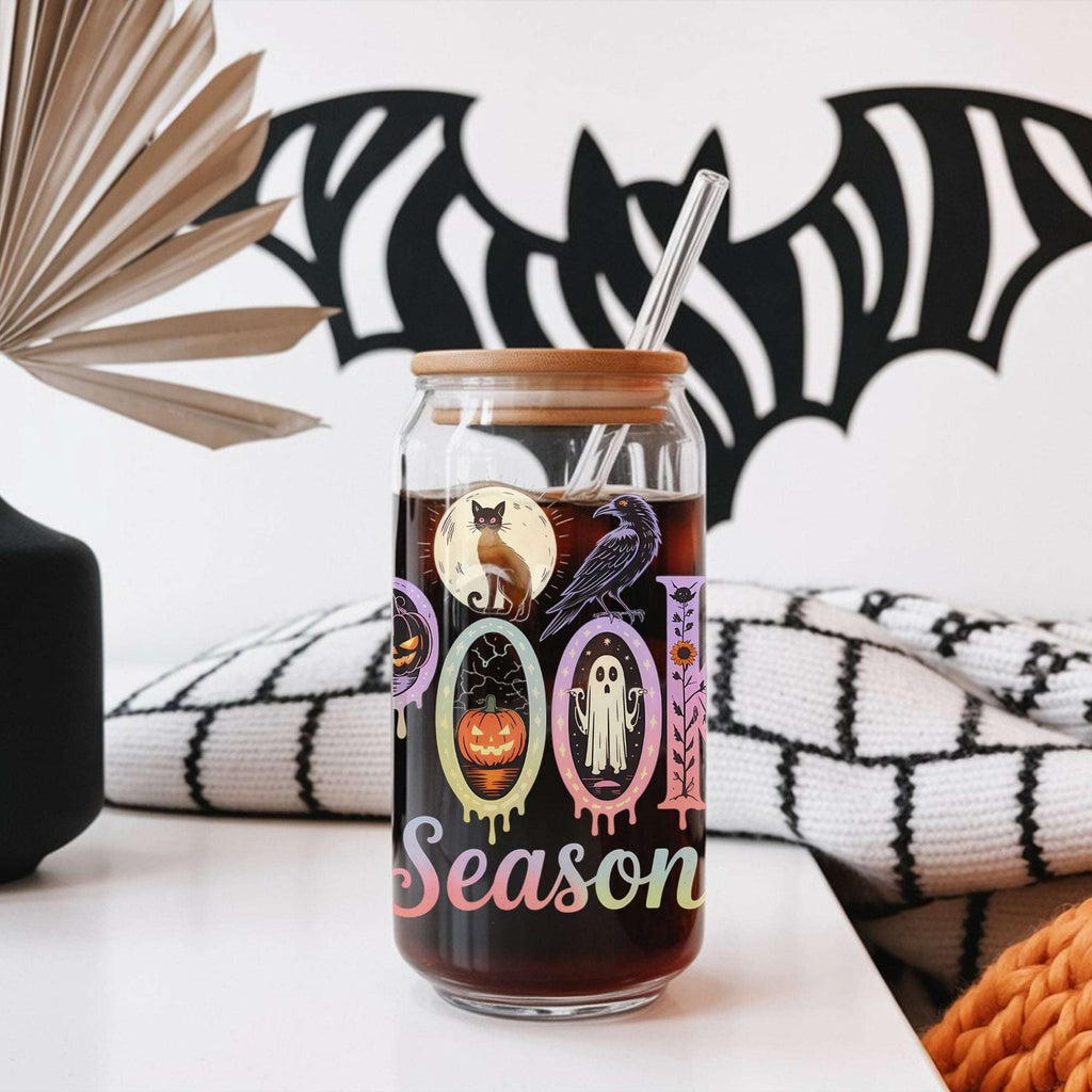 Spooky Season Glass Cup