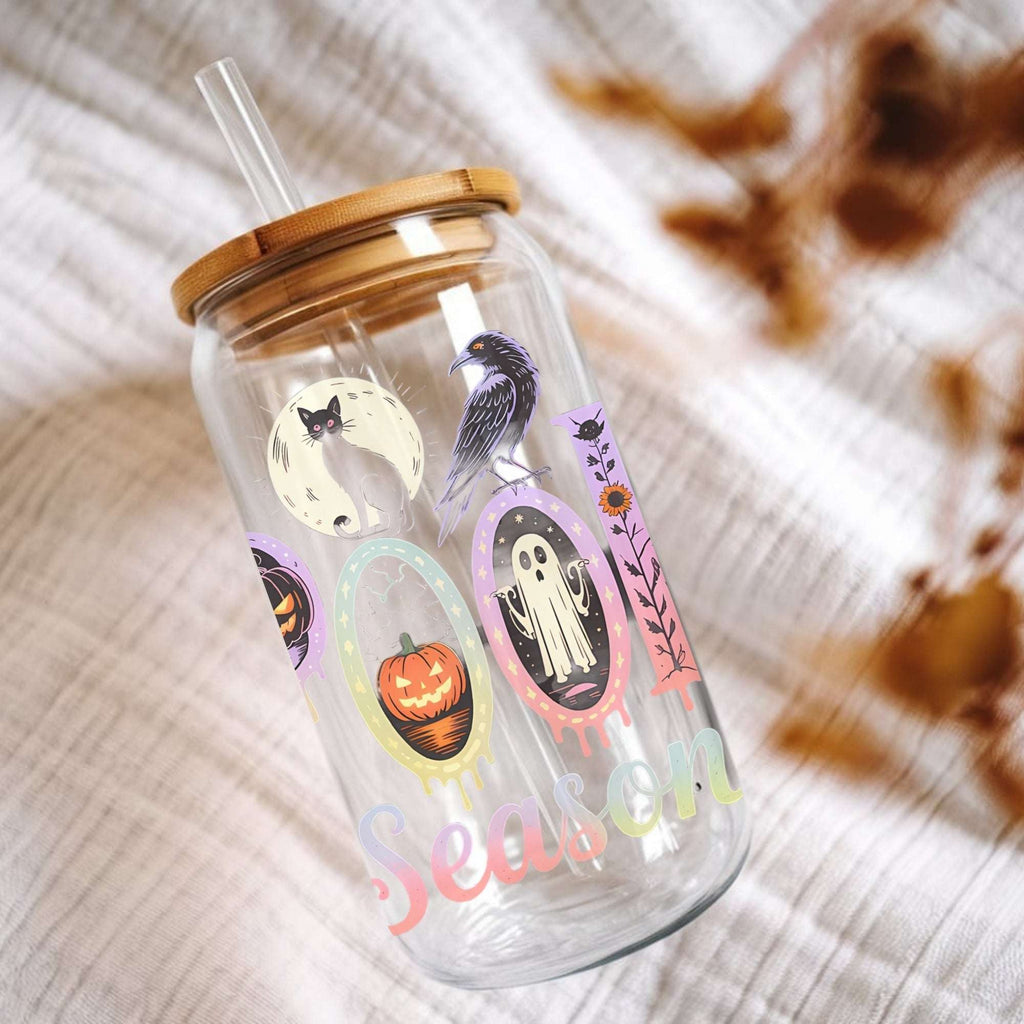 Spooky Season Glass Cup