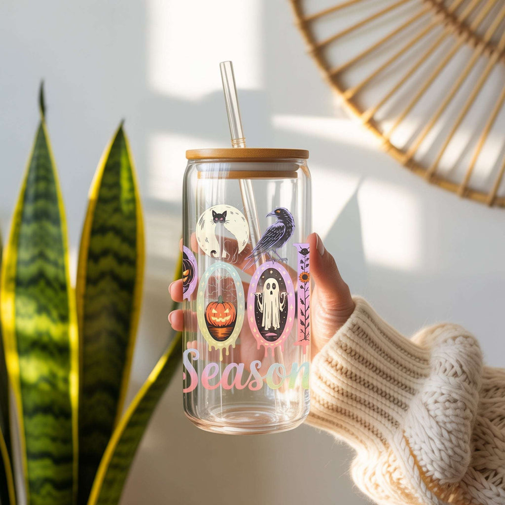 Spooky Season Glass Cup