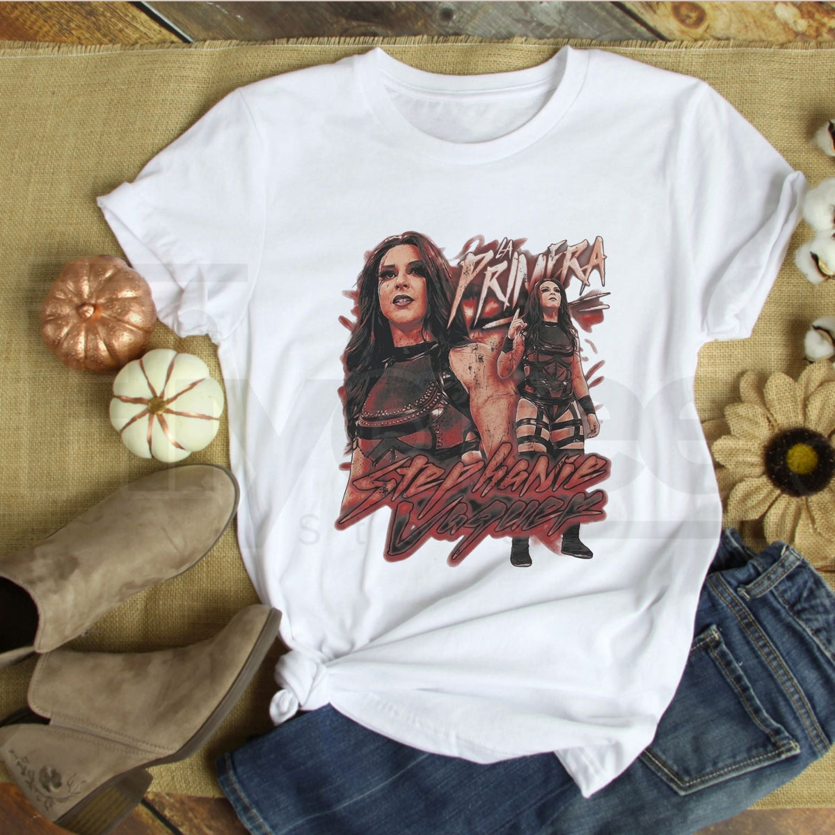 Stephanie Vaquer Grunge T-Shirt – Pro Wrestling Bootleg Tee
