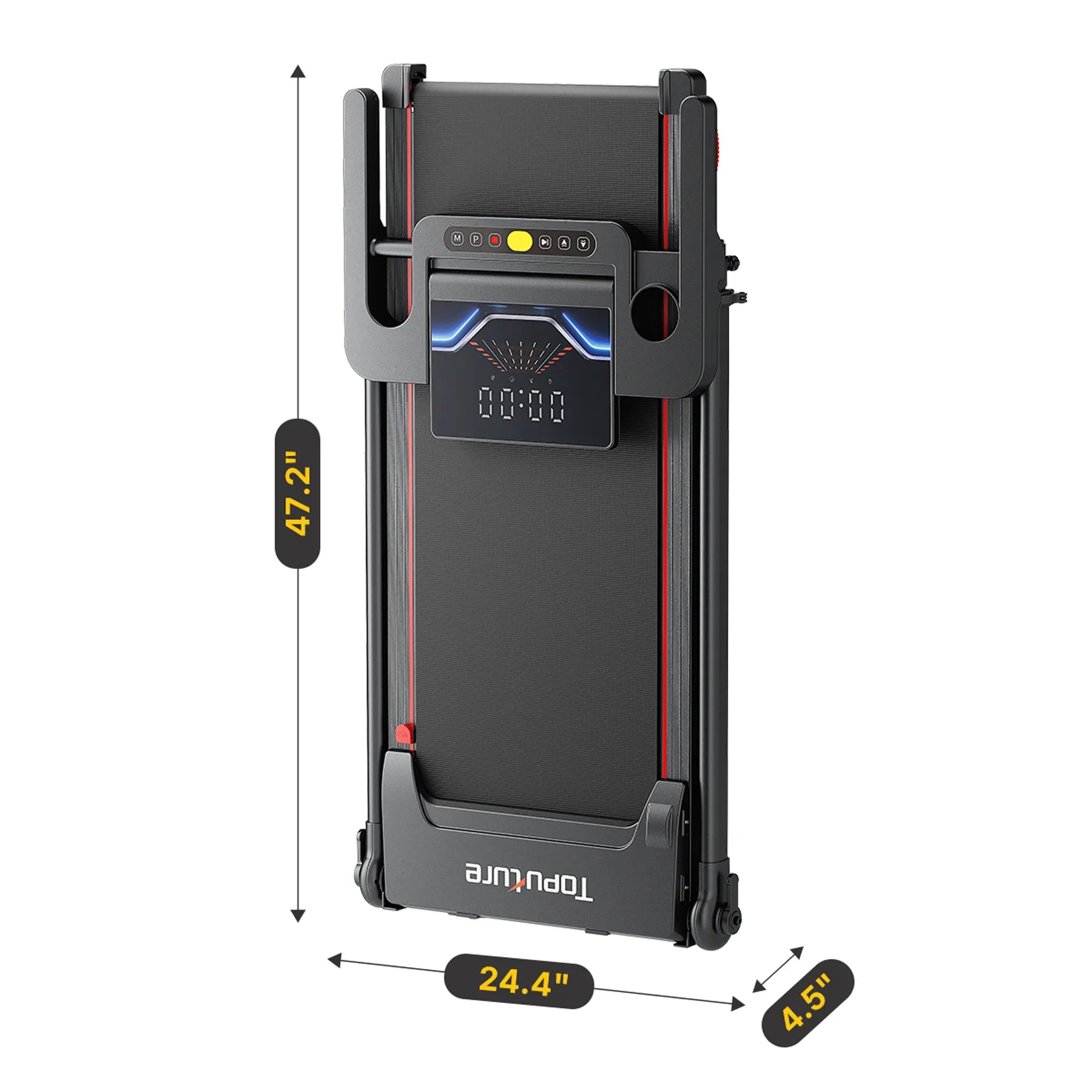 Toputure TP7 Standing Desk Treadmill with Laptop Desk