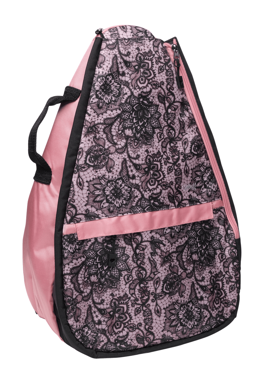 Rose Lace Tennis Backpack
