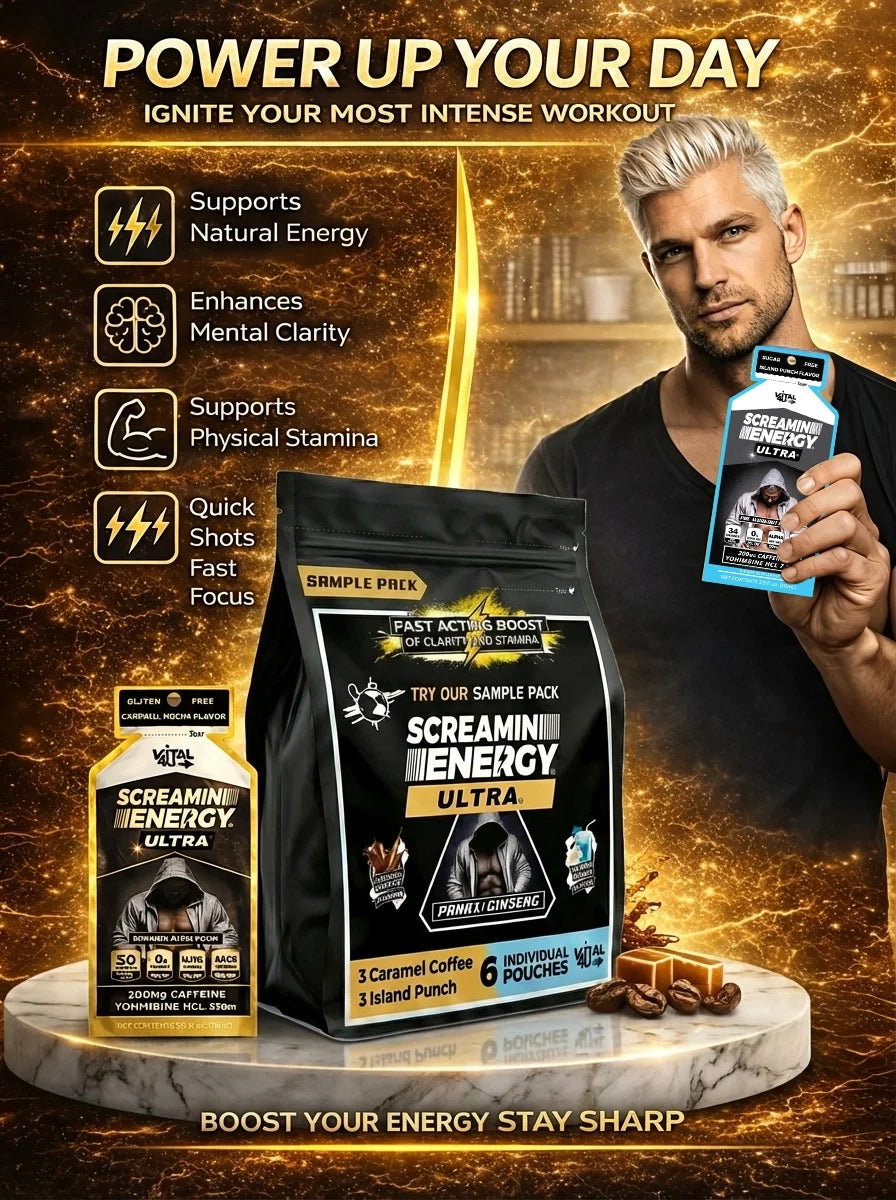 Screamin Energy Ultra Sample Pack - 6 Pouches
