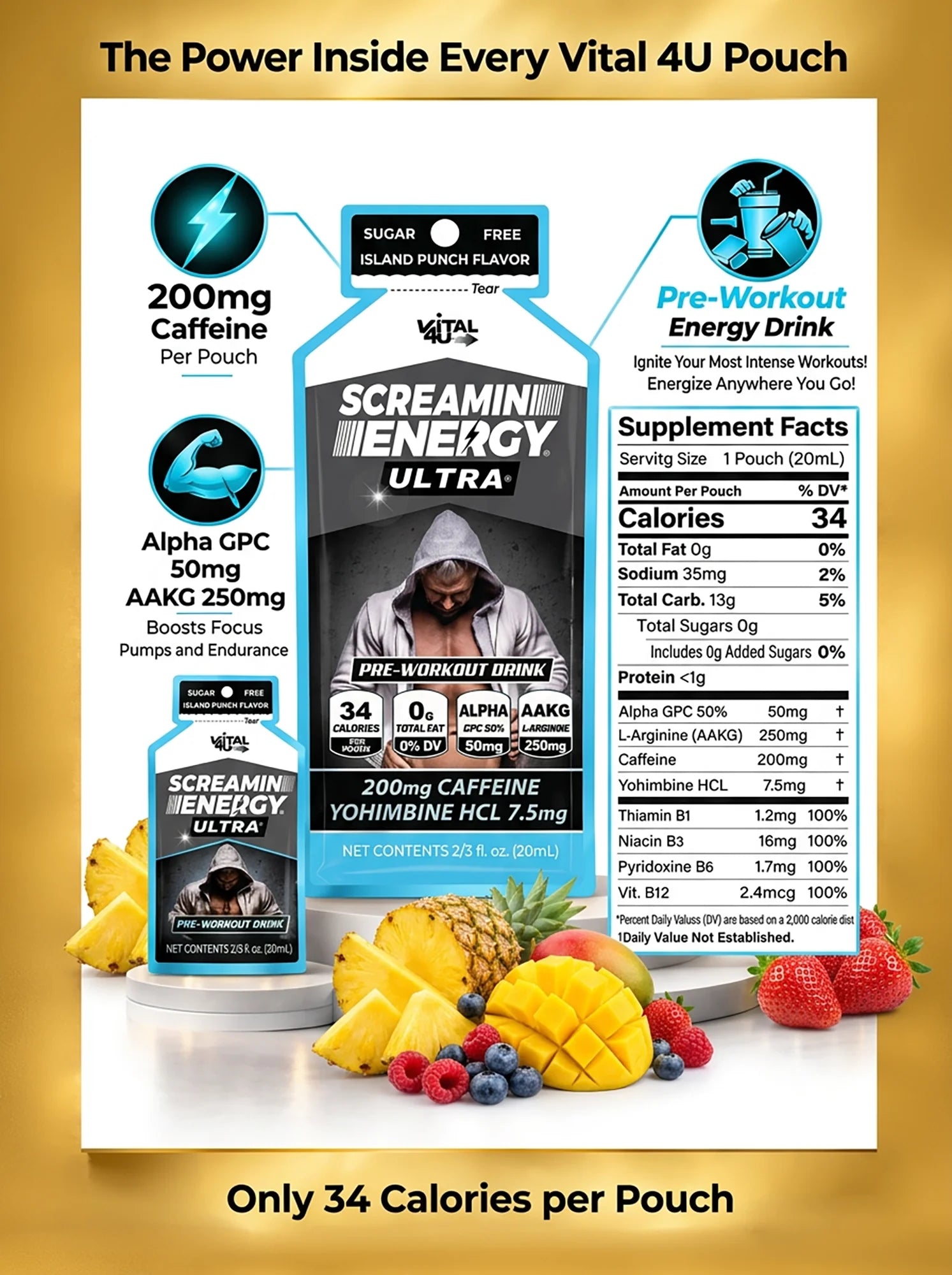 Screamin Energy Ultra Island Punch
