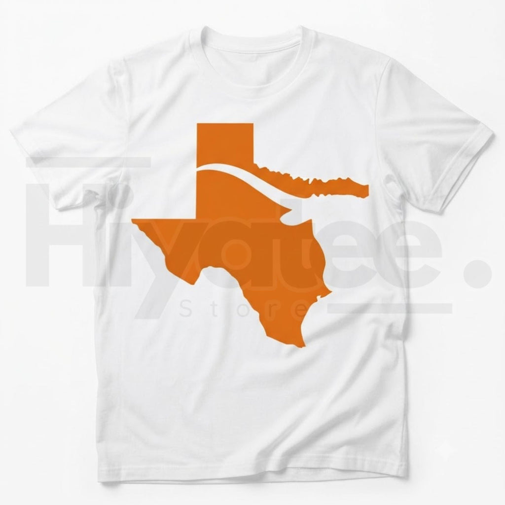 Texas State Map Graphic T-Shirt – Lone Star Pride Cotton Tee
