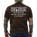 The Less Life In Prison Is A Deterrent T-Shirt – Funny Old People Retro Graphic Tee