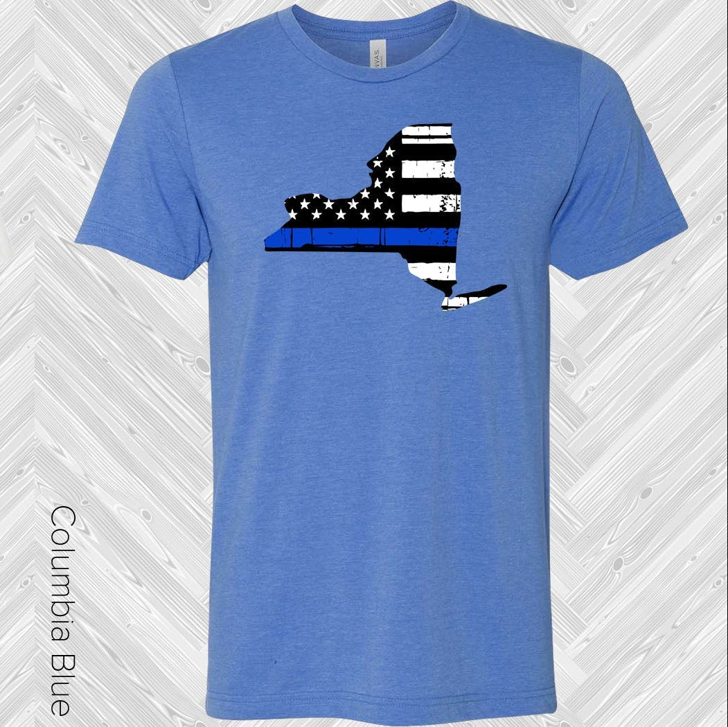 Thin Blue Line NY Graphic Tee