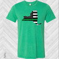 Thin Green Line NY Graphic Tee