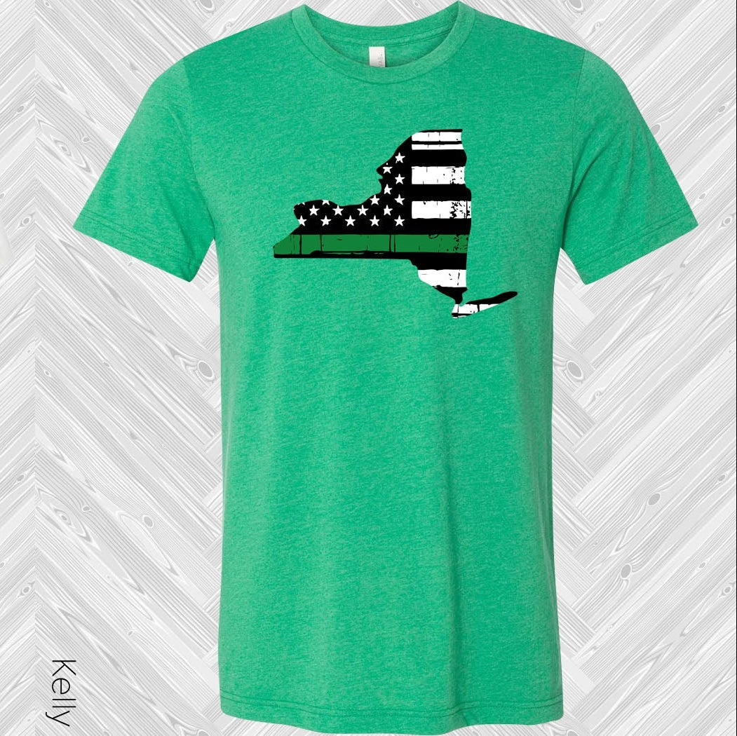 Thin Green Line NY Graphic Tee
