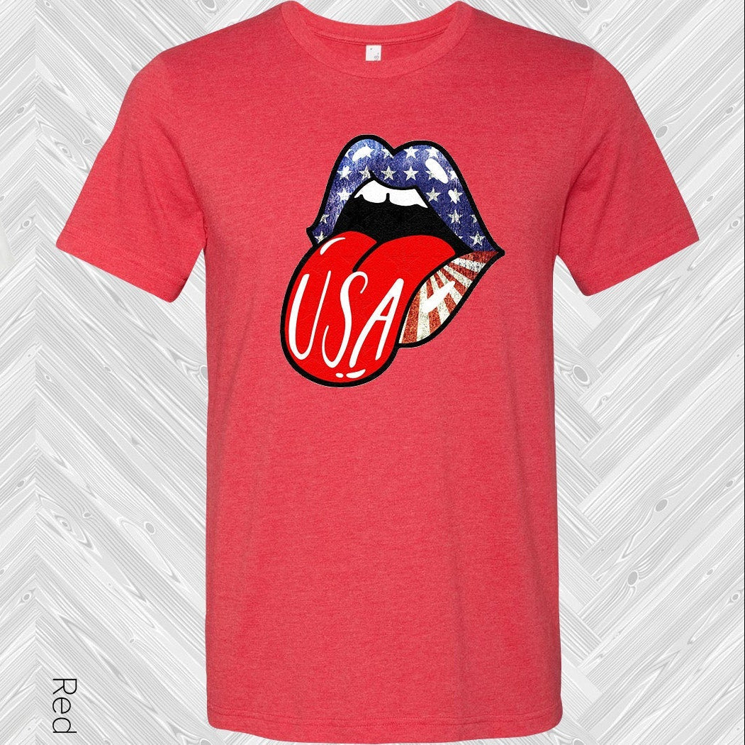 USA Tongue Graphic Tee
