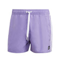 adidas Men's 3 Stripes CLX Swimwear Shorts VSL - VIOFUS/WHITE