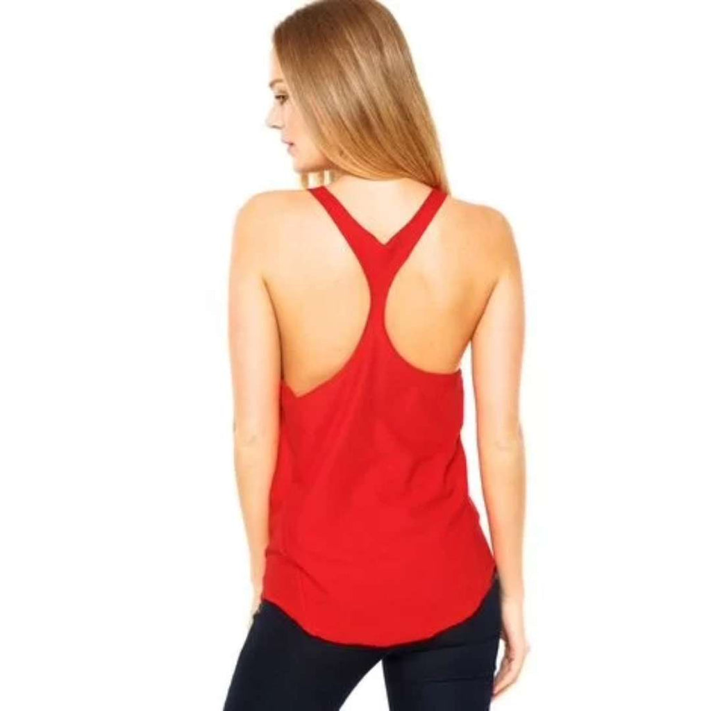 adidas  Originals Women Crossed-Back Tank Top- Red