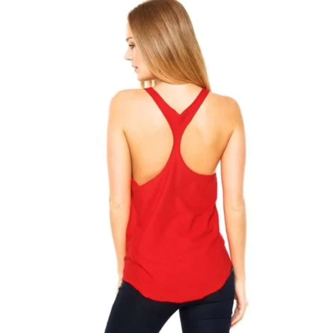 adidas  Originals Women Crossed-Back Tank Top- Red