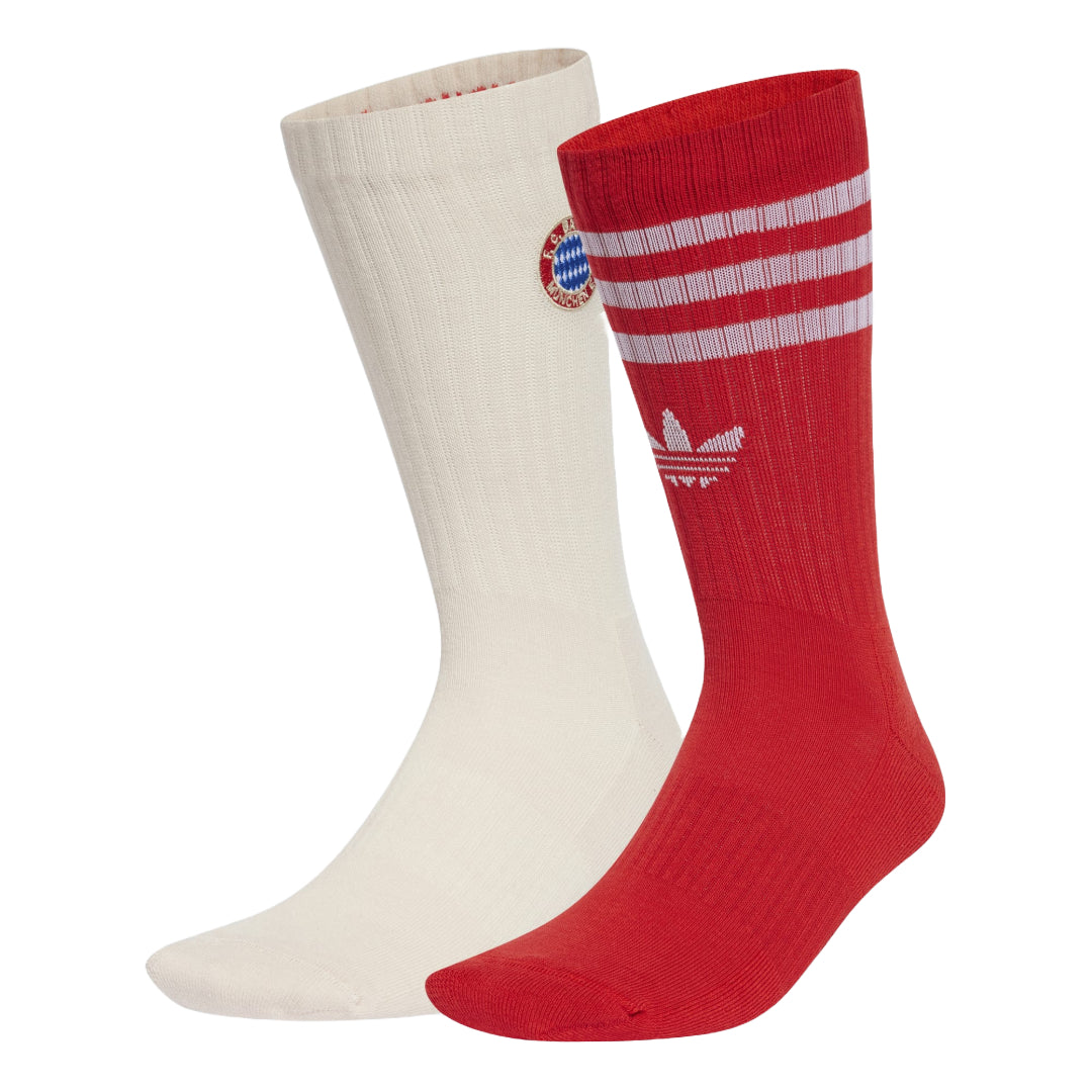adidas FCB Crew Socks-Linen/Red