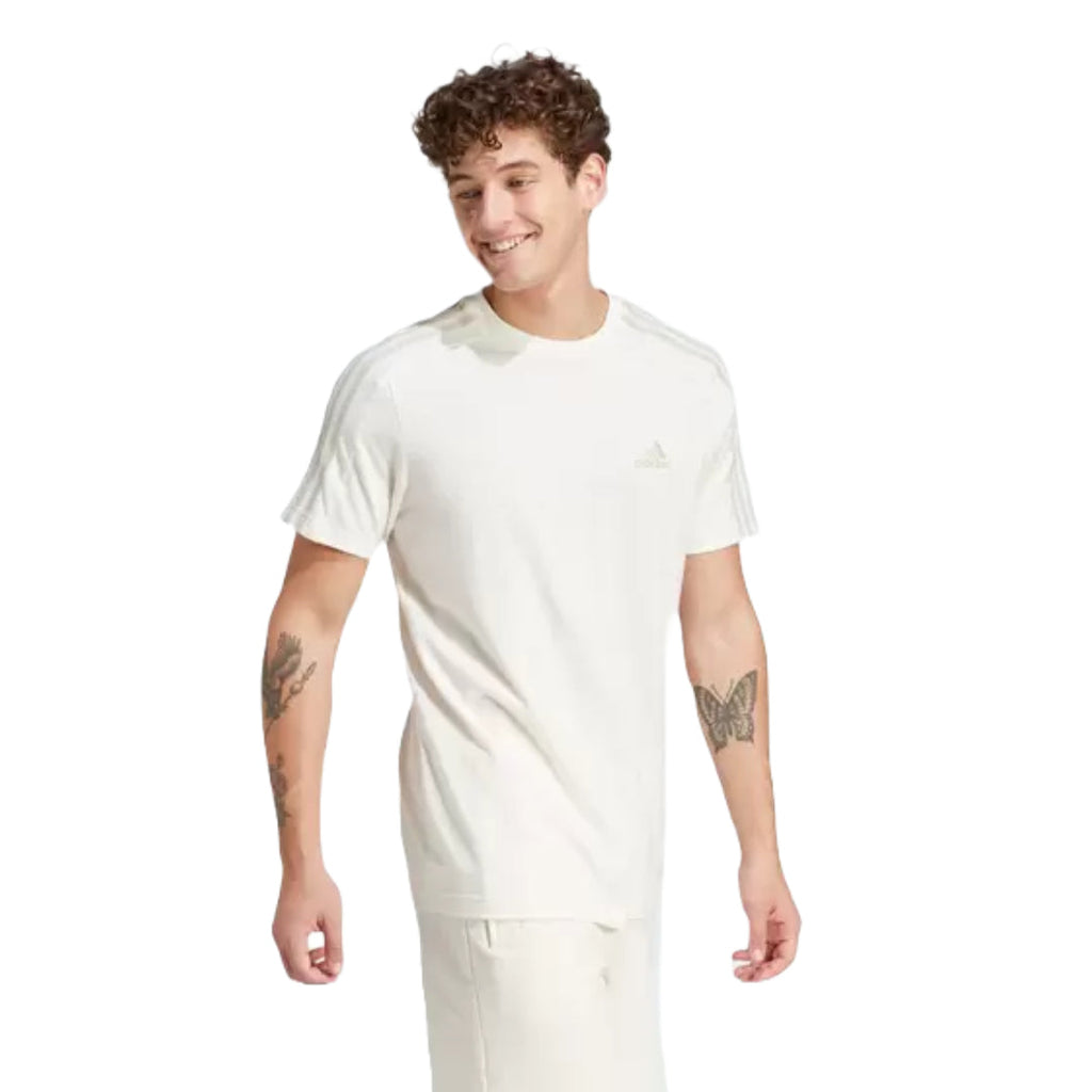 adidas Men's 3 Stripes Single Jersey Tee