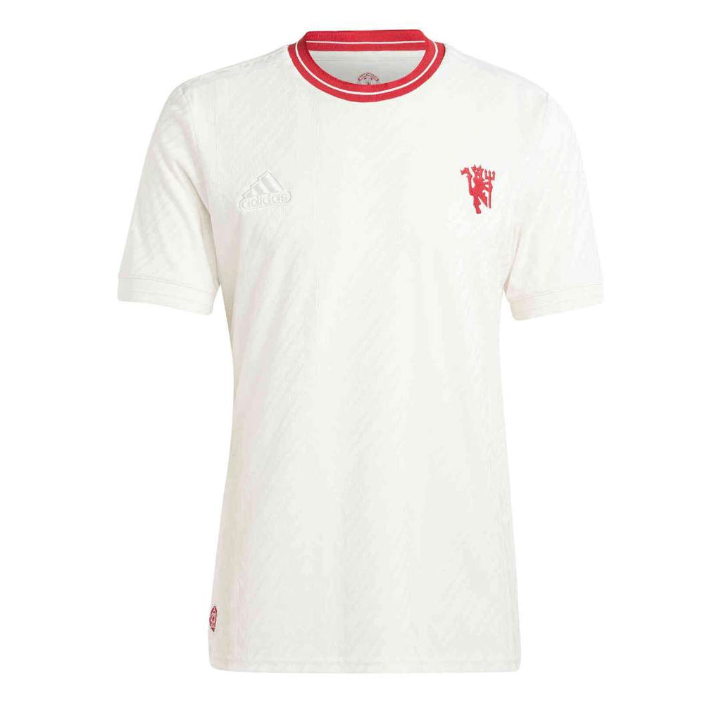 adidas Men's Manchester United 23/24 Lifestyler Jersey - CLOUD WHITE