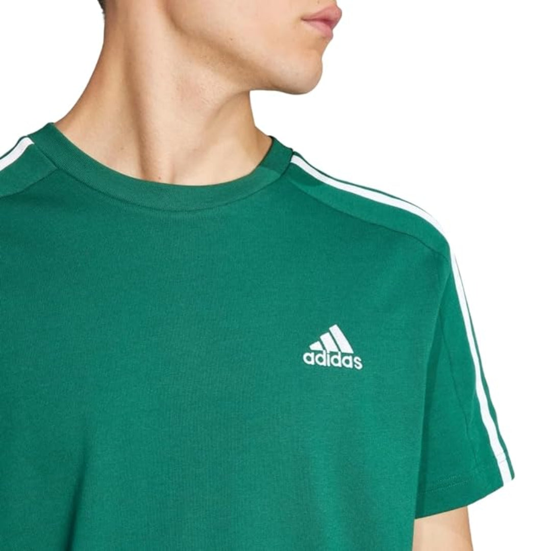 adidas Men's 3 Stripes Single Jersey Tee