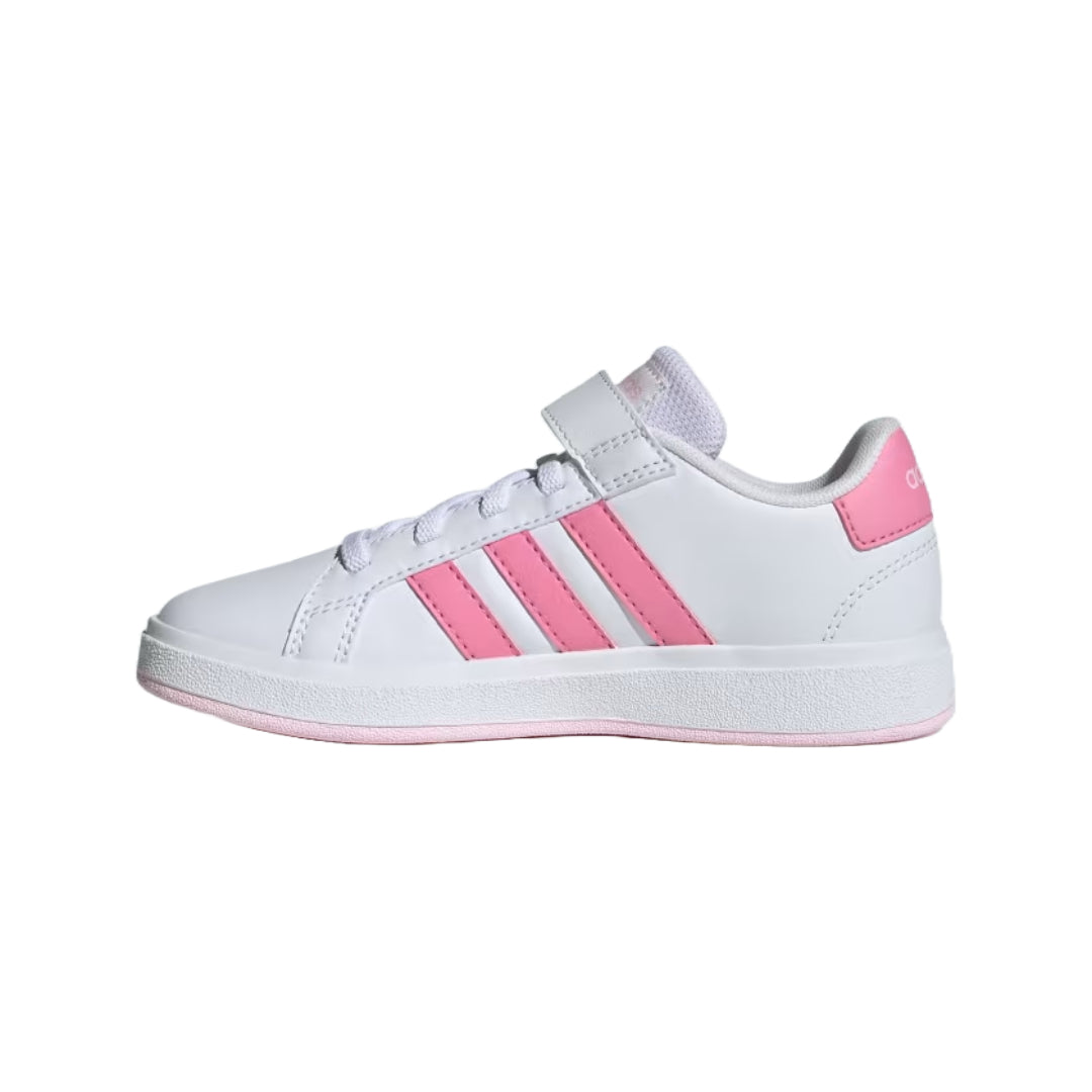 adidas Unisex Kid's Grand Court 2.0  Elastic Lace Shoes