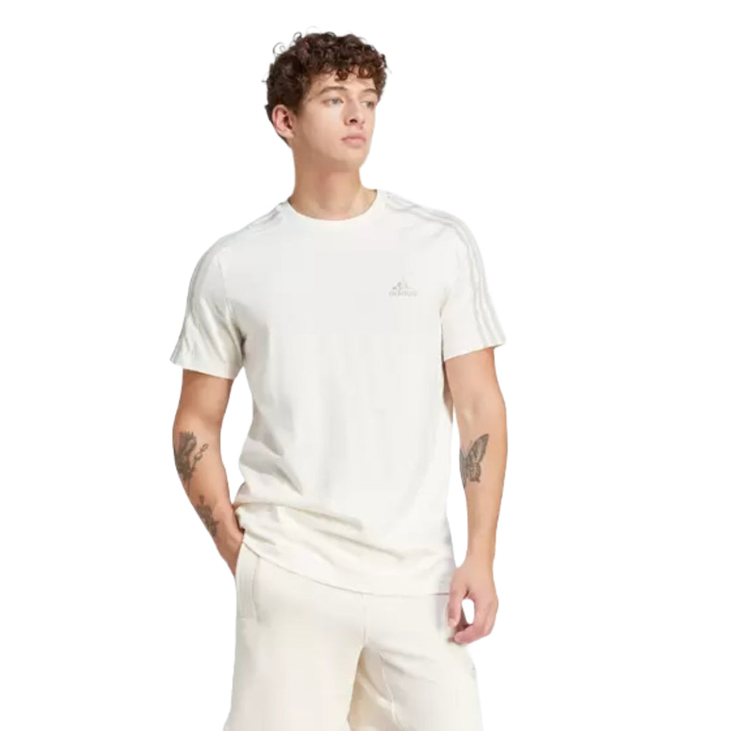 adidas Men's 3 Stripes Single Jersey Tee