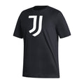adidas Men's Juventus Short Sleeve Crest Tee - BLACK / WHITE