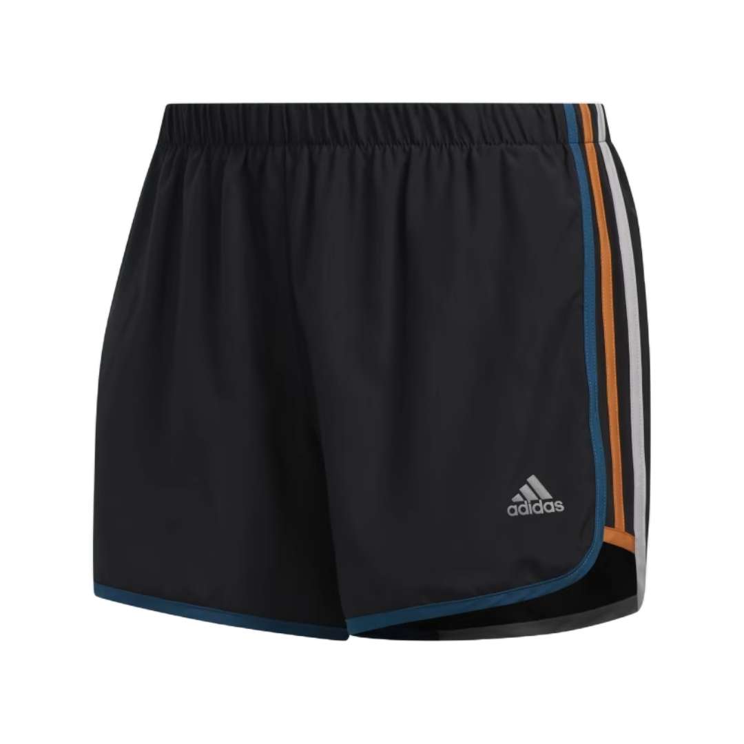 adidas Women's 3'' Marathon 20 Shorts - Black/ Tech Mineral /Tech Copper / Mgh Solid Grey