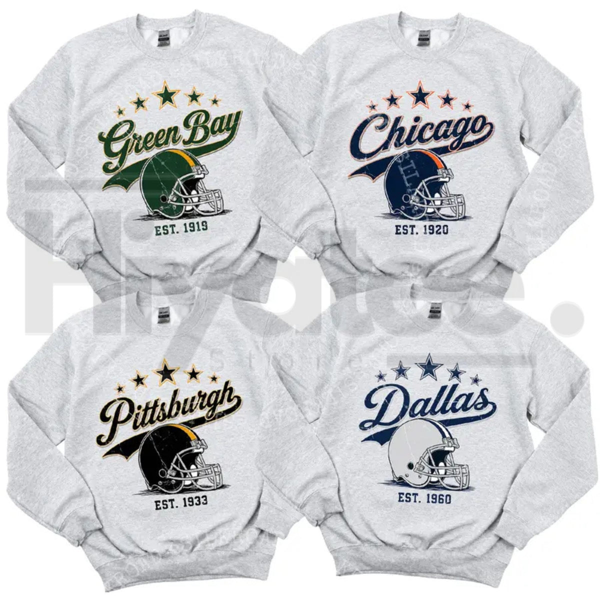 Vintage All Team Football Sweatshirt