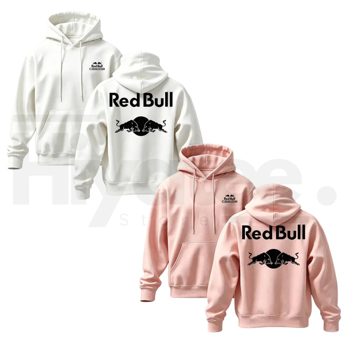 Vintage Racing Graphic Hoodie – Men's Cotton Pullover, Bold Back Print Casual Streetwear Long Sleeve Top