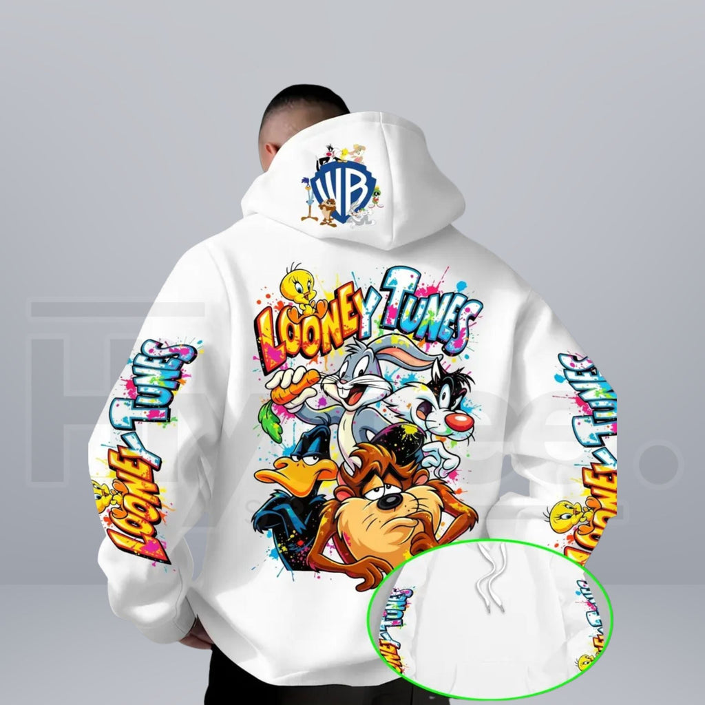Warner Bros Looney Tunes Back Print Hoodie
