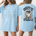 Whatever Life Throws At You Duck Shirt – Funny Cute Sarcastic Graphic Tee