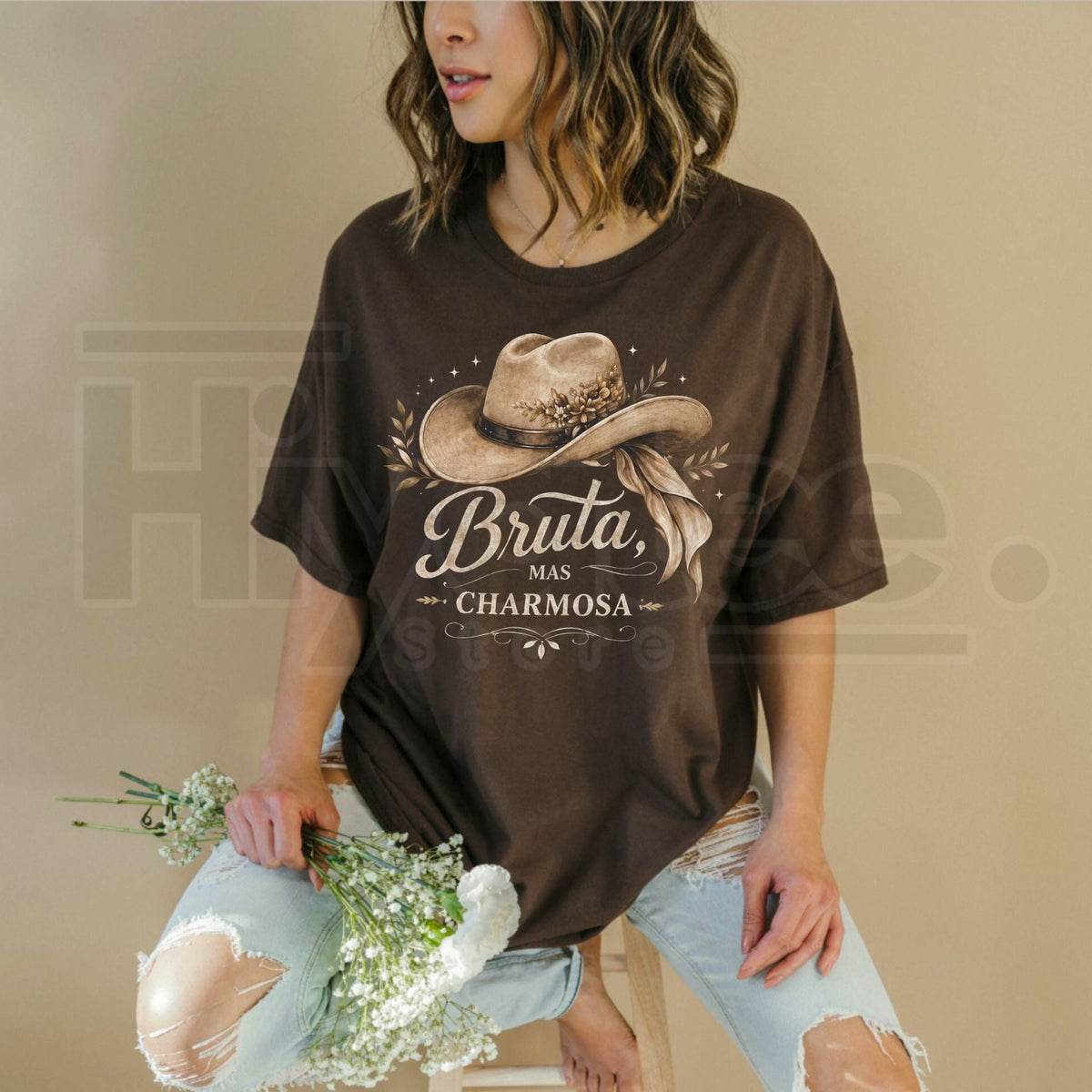 Wild Yet Charming T-Shirt – Vintage Graphic Animal & Botanical Tee