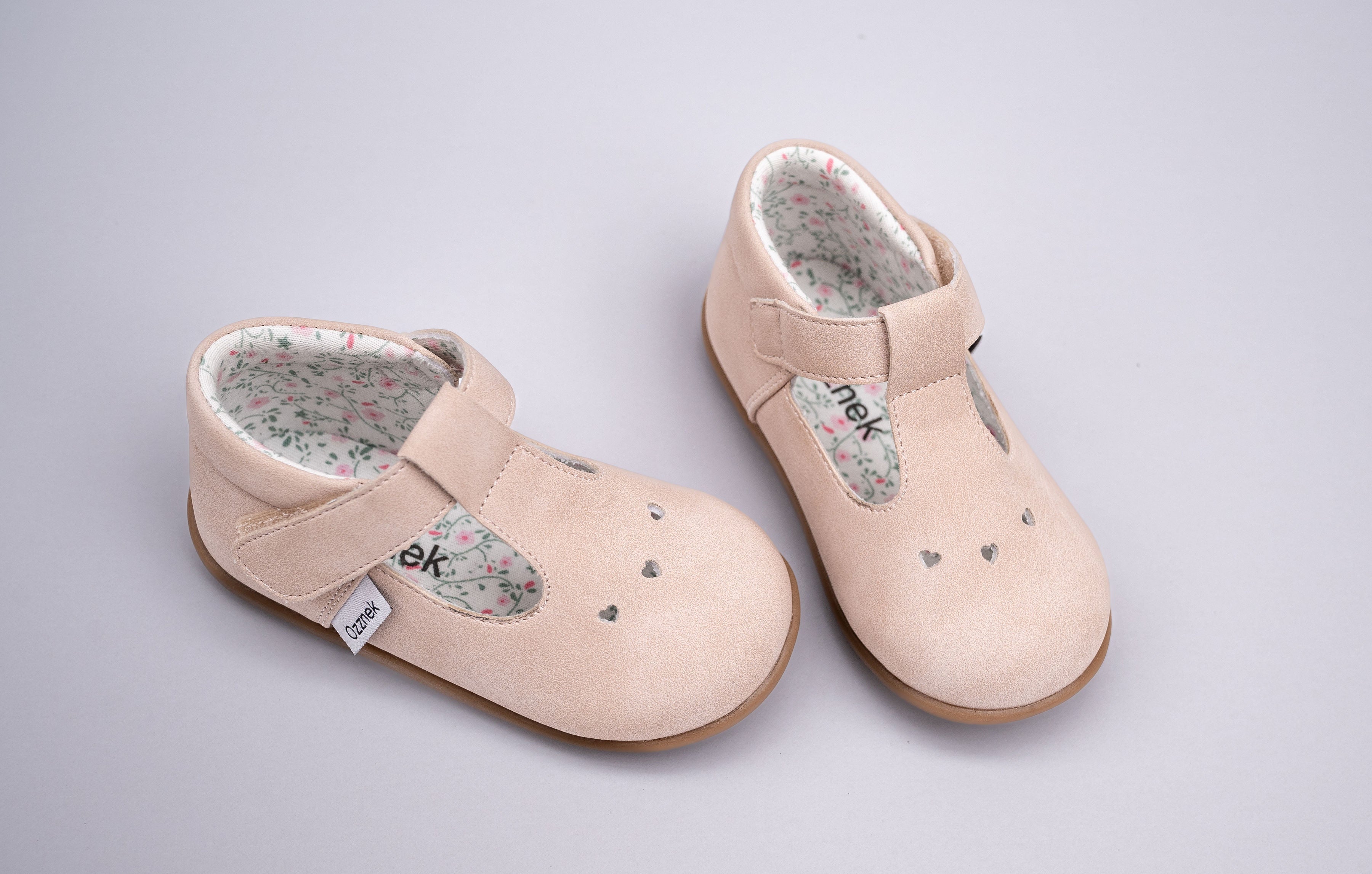 Jollie Kids' Barefoot Mary Janes | Flexible Toddler Slip-On Shoes
