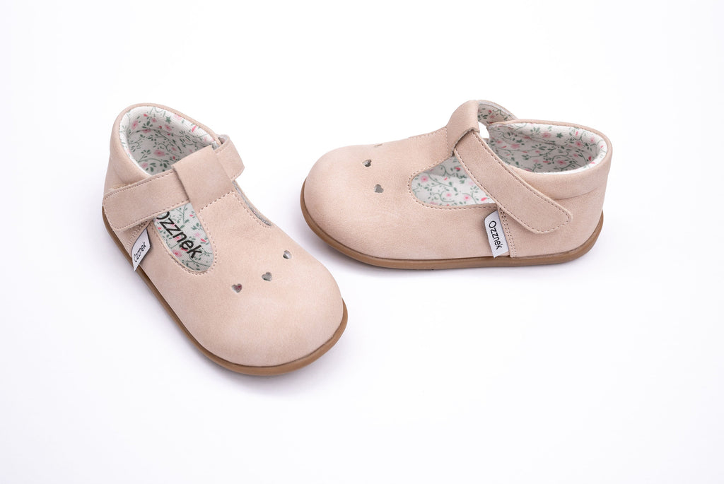 Jollie Kids' Barefoot Mary Janes | Flexible Toddler Slip-On Shoes