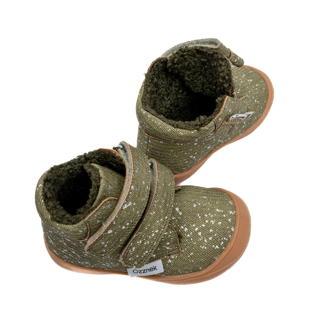 Barefoot Toddler Boots |Warm Sherpa-Lined & Little Hiker