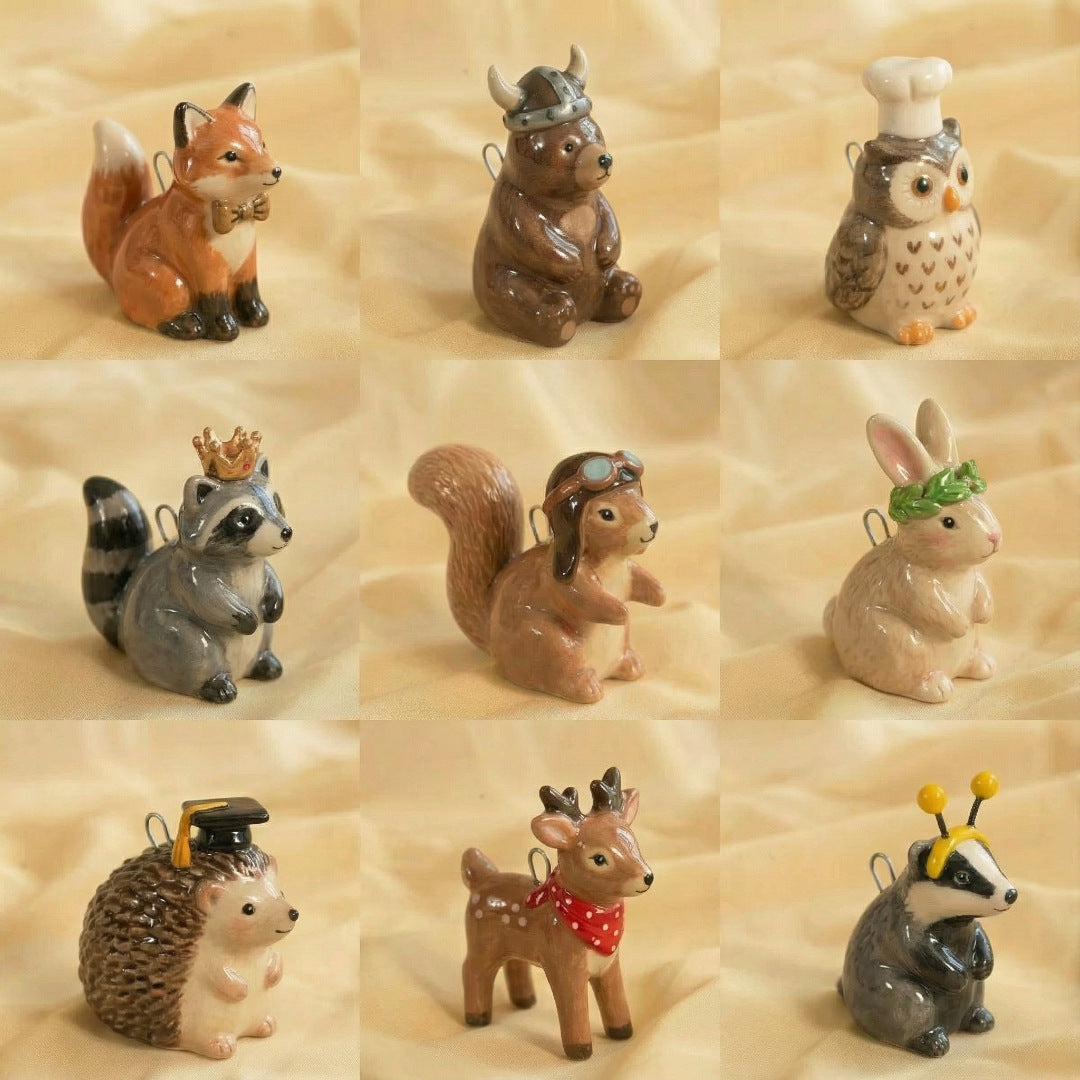 Small Animal Series DIY Accessories Dripped Oil Pendant