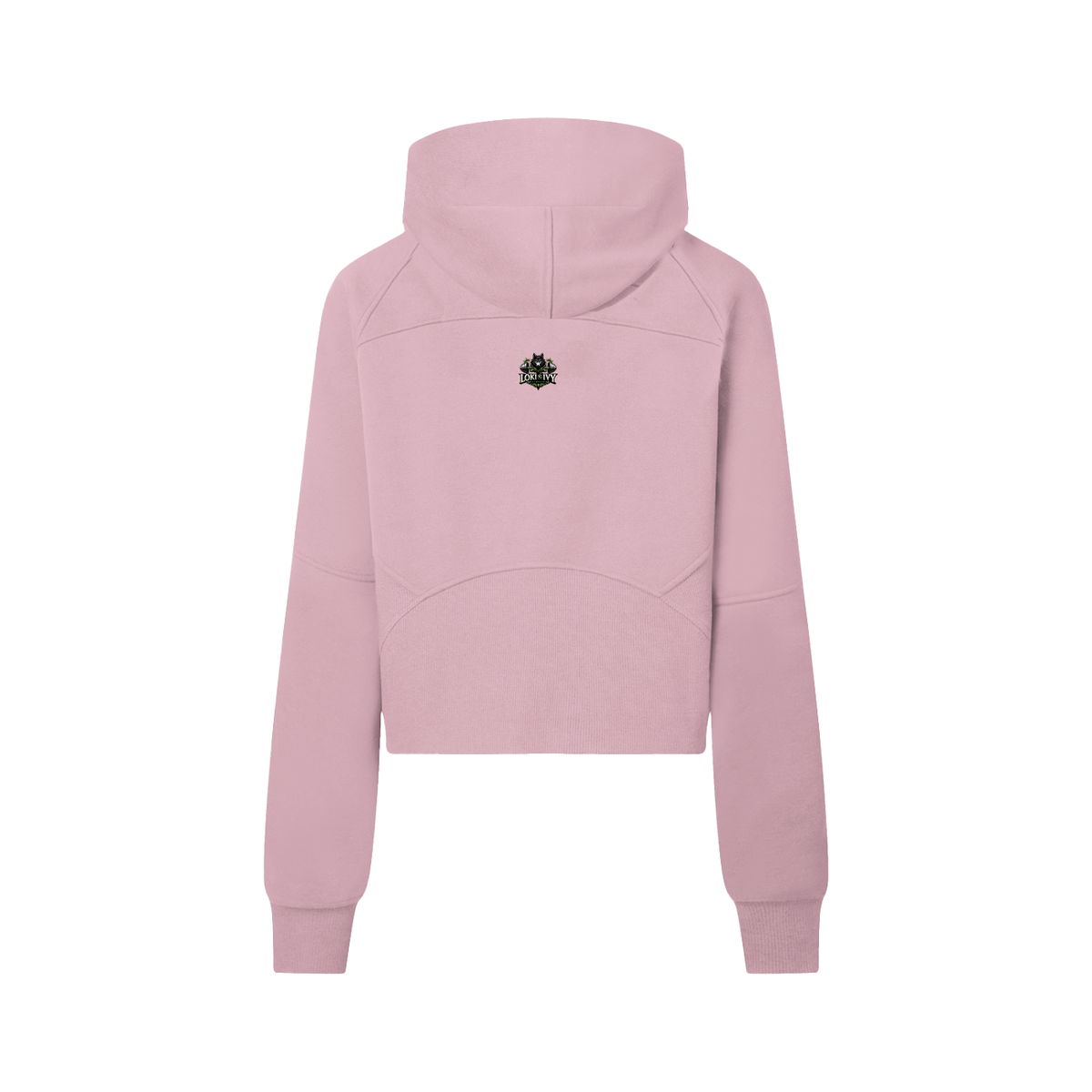 Loki & Ivy Cropped Half-Zip Hoodie