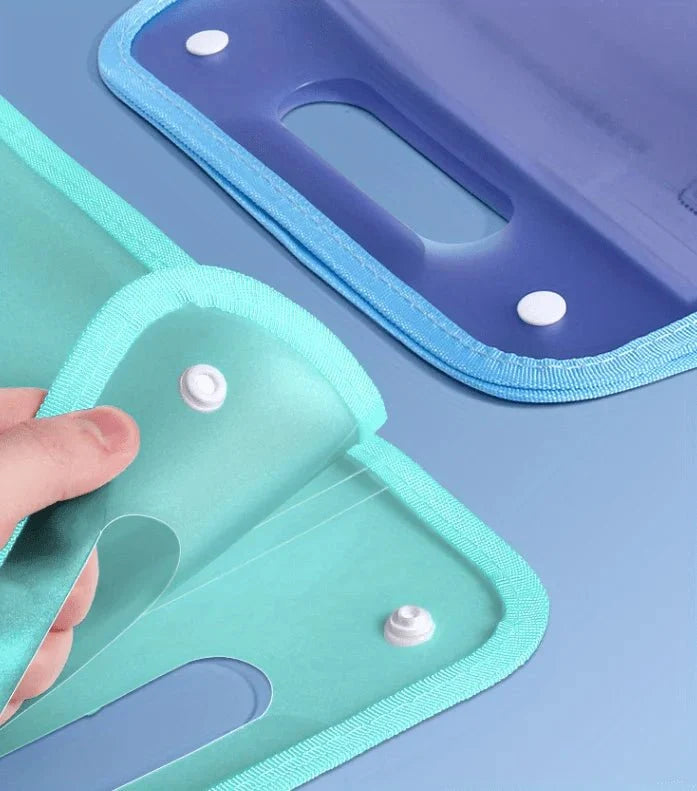A4 Macaron Vertical Binding File Bag | 13-Cell Portable Accordion Organizer