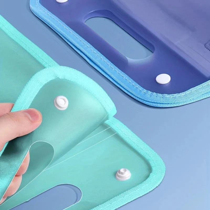 A4 Macaron Vertical Binding File Bag | 13-Cell Portable Accordion Organizer