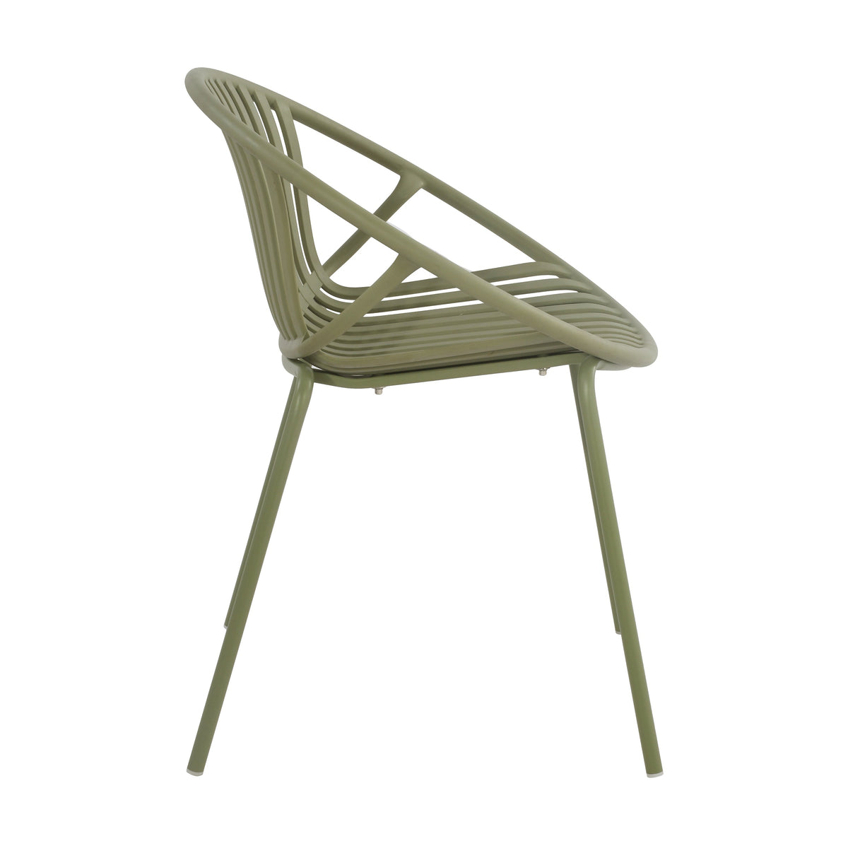 7 Pieces Outdoor Modern Dining Set with Stackable Chair