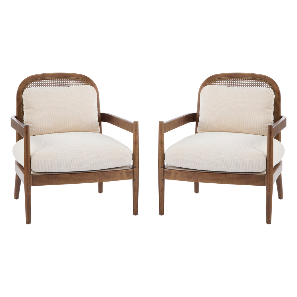 Set of 2 Mid-Century Modern Accent Chairs