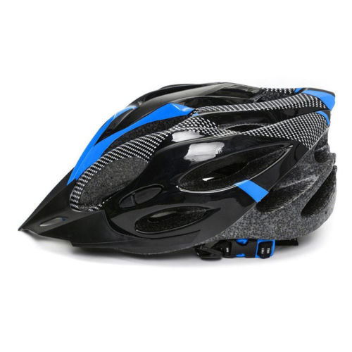 Carbon Fiber Texture Split Helmet Mountain Bike Hat
