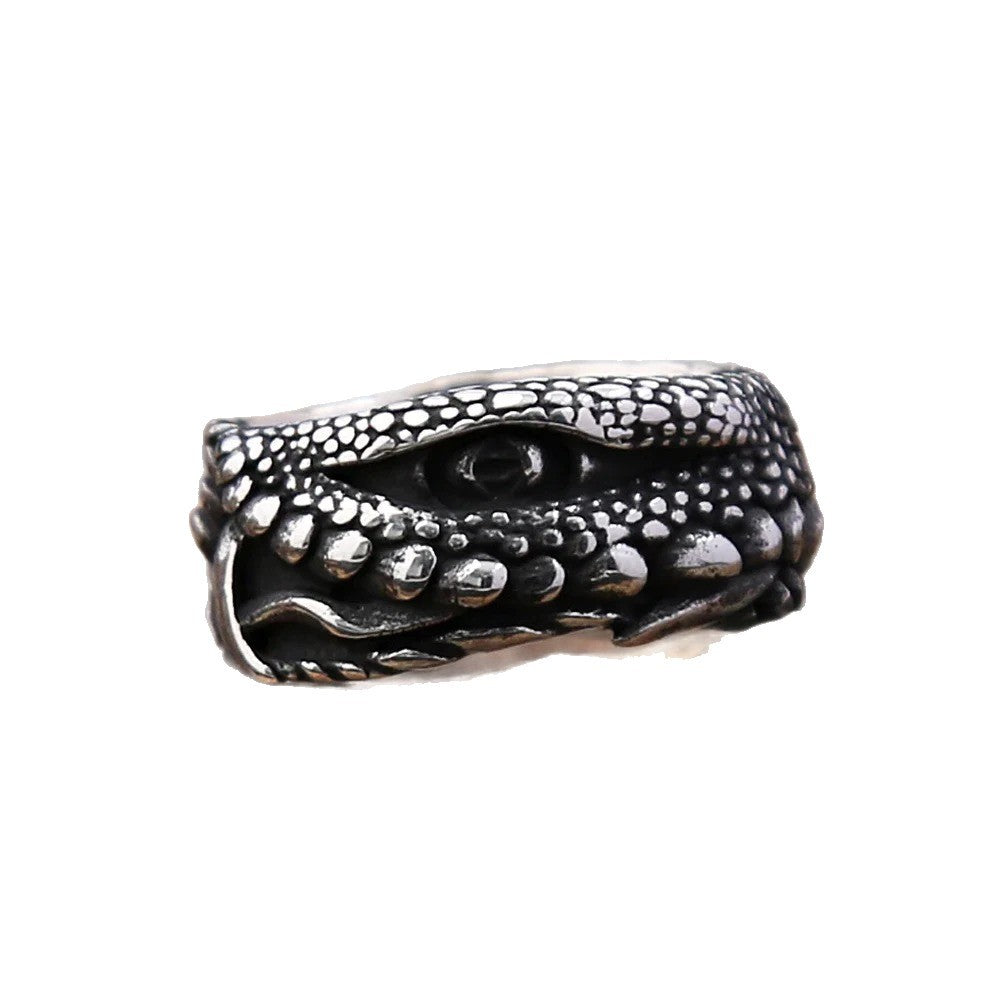 Stainless Steel Devil's Eye Ring For Men