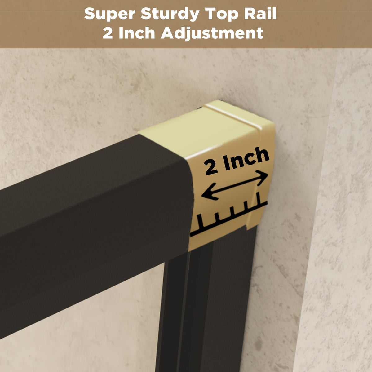 Matte Black Double Sliding Shower Door - 56-60" x 72"