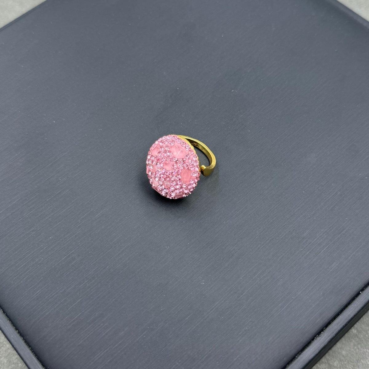 Natural Tourmaline Raw Stone Ring For Women