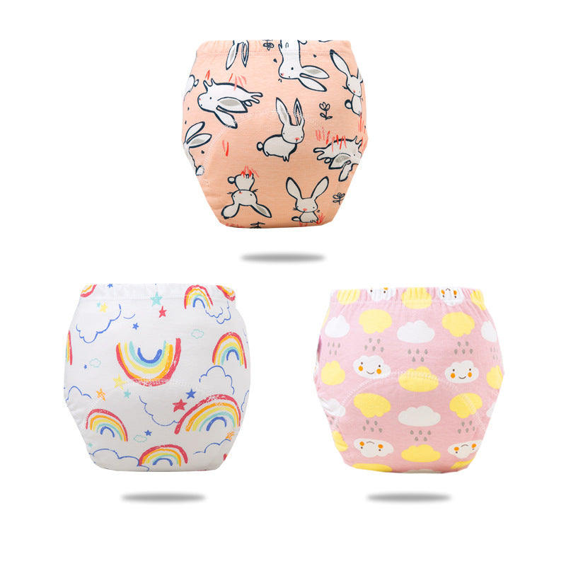 Baby Toilet Training Pants Pure Cotton Waterproof Washable Diaper