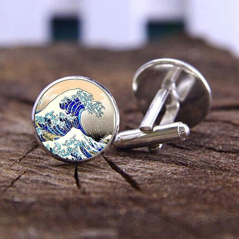Fashion Shirt Men's Gemstone Alloy Cufflinks