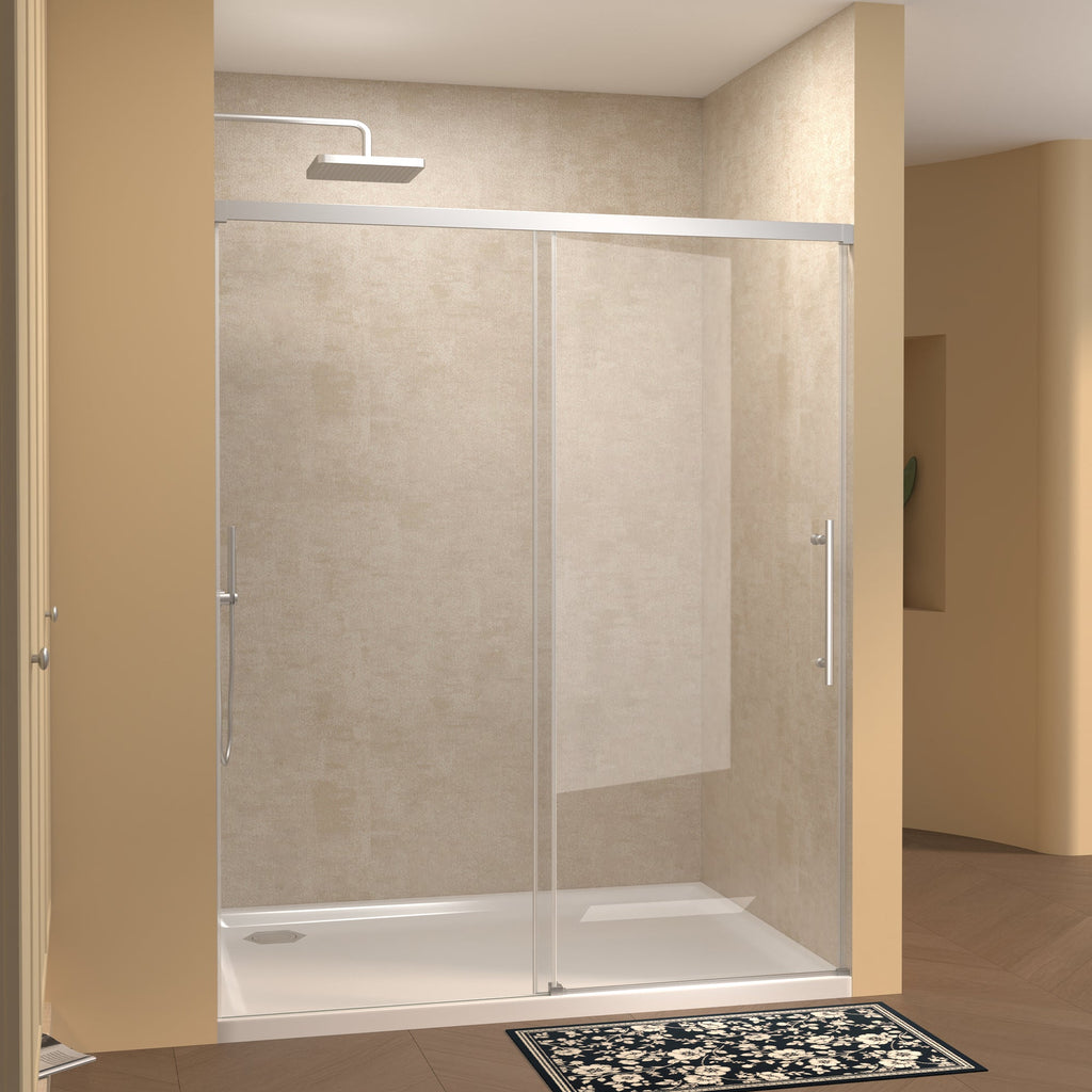 48" Width x 72" Height Single Sliding Shower Door