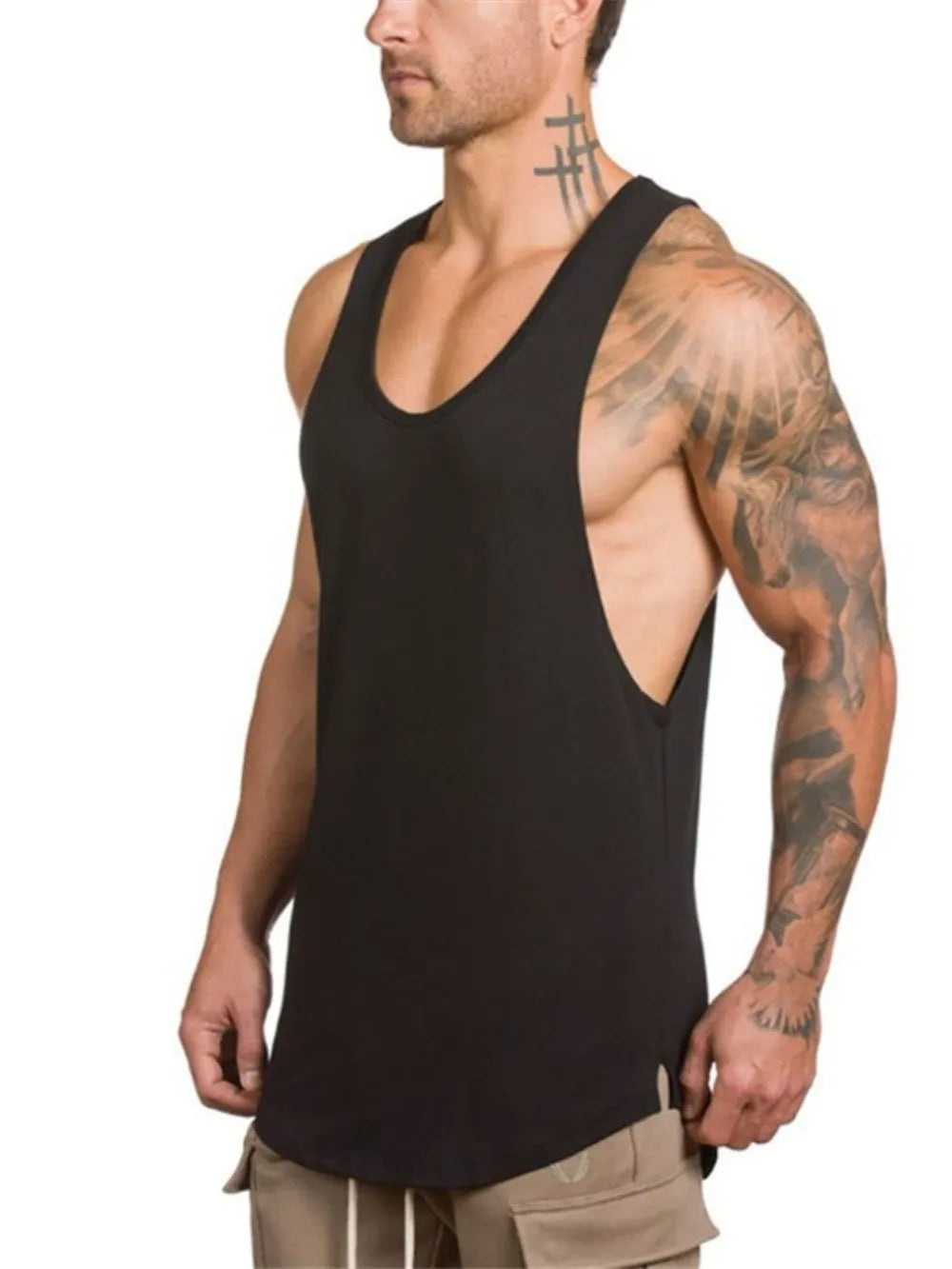 Men's Wide Strap Tank