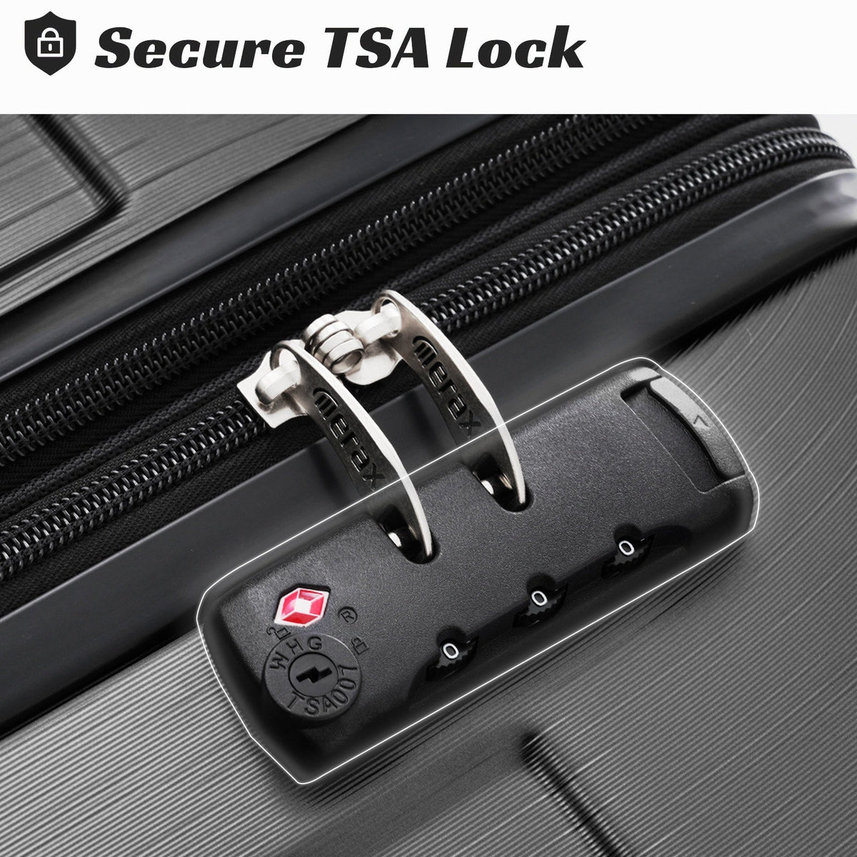 Hardshell Luggage - Expandable 24 Inch Checked Travel Luggage