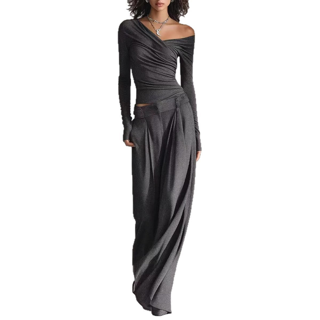 Women's Casual Long-Sleeve Pants Set